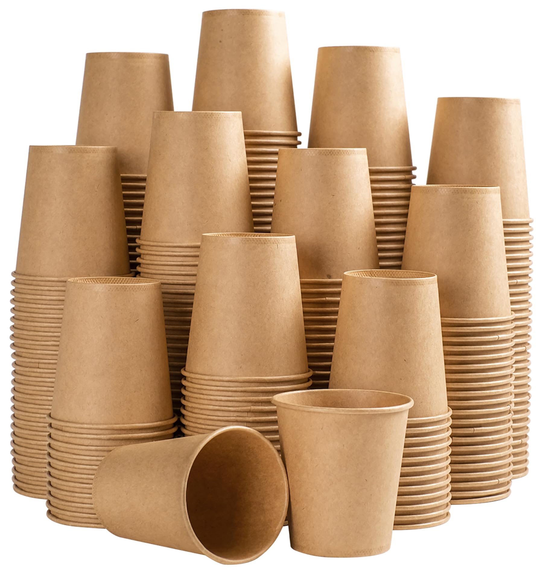 Lamosi Kraft Paper Cups - Unbleached Disposable Cups