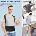 Back Brace Posture Corrector for Men and Women Lumbar Support

