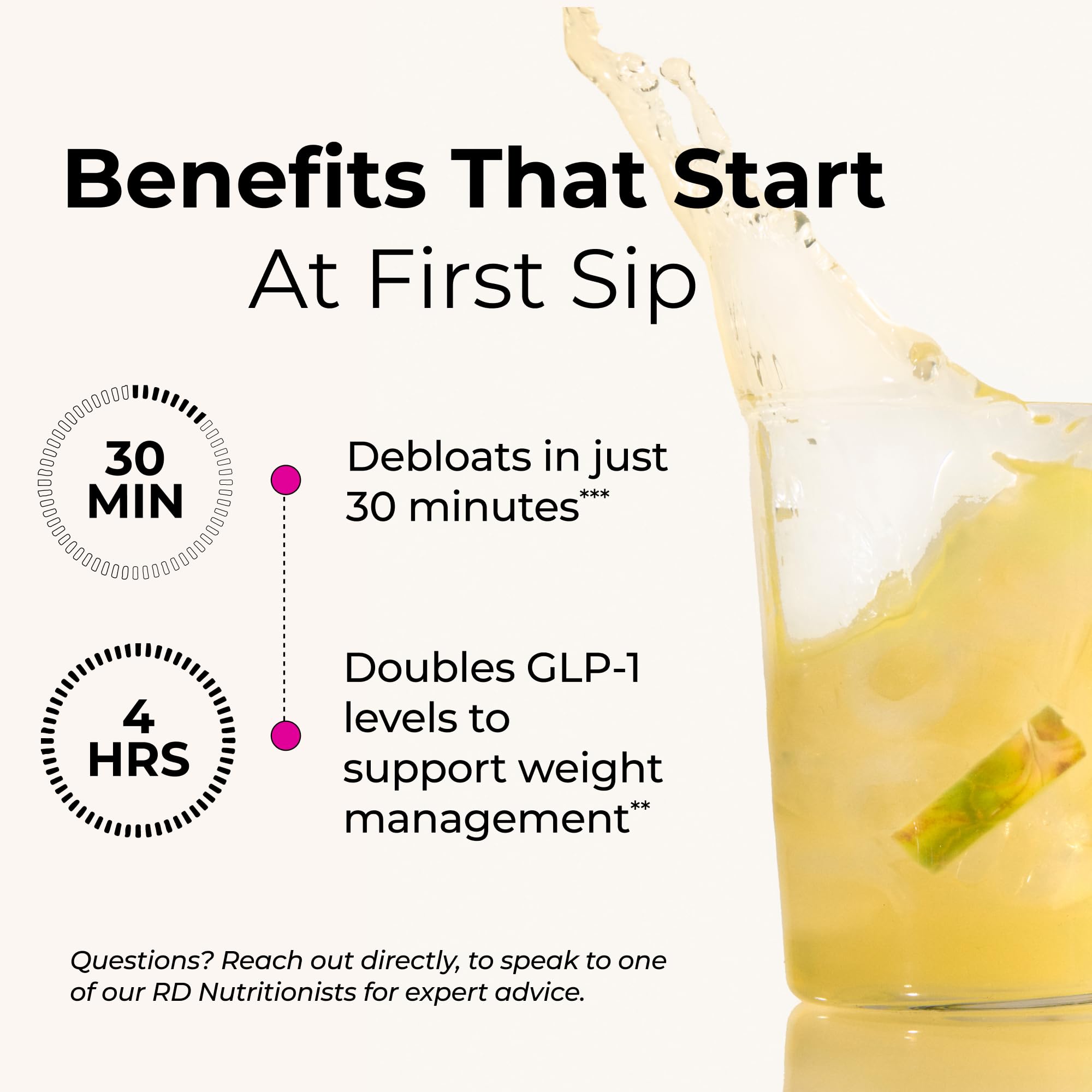 Flatter Me GLP-1 Fiber Booster by HUM – Digestive Support


