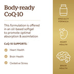Solgar CoQ-10 Megasorb 100 mg Softgels | Enhanced Absorption

