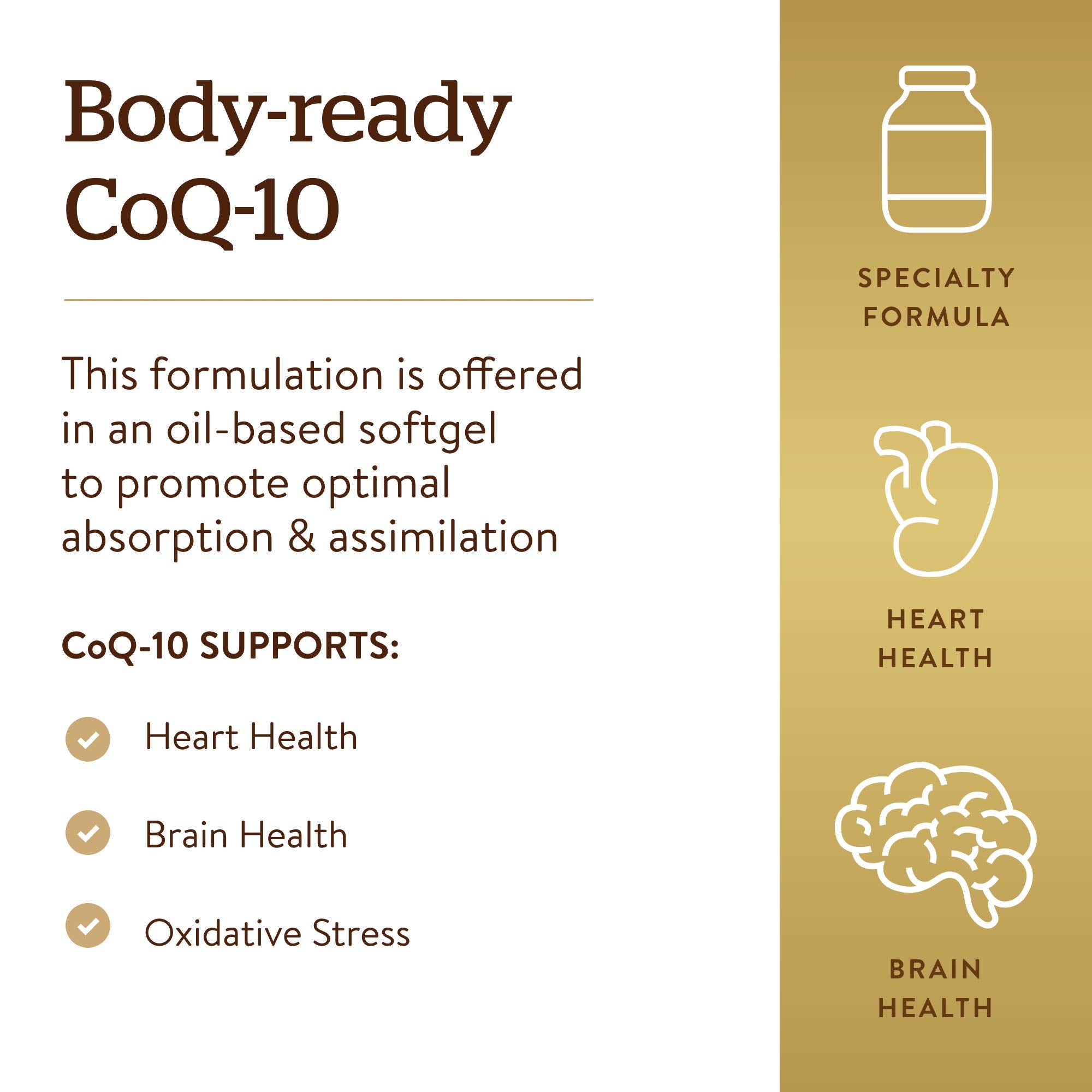 Solgar CoQ-10 Megasorb 100 mg Softgels | Enhanced Absorption

