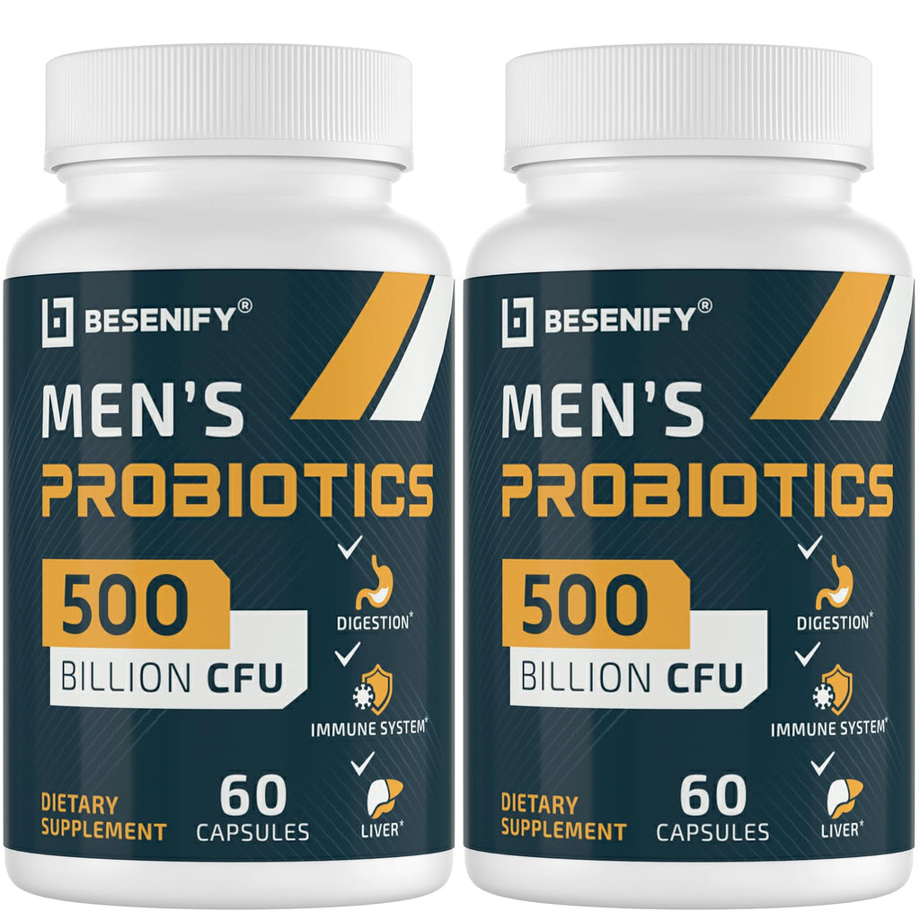 Probiotics for Men with 500 Billion CFUs & 12 Strains