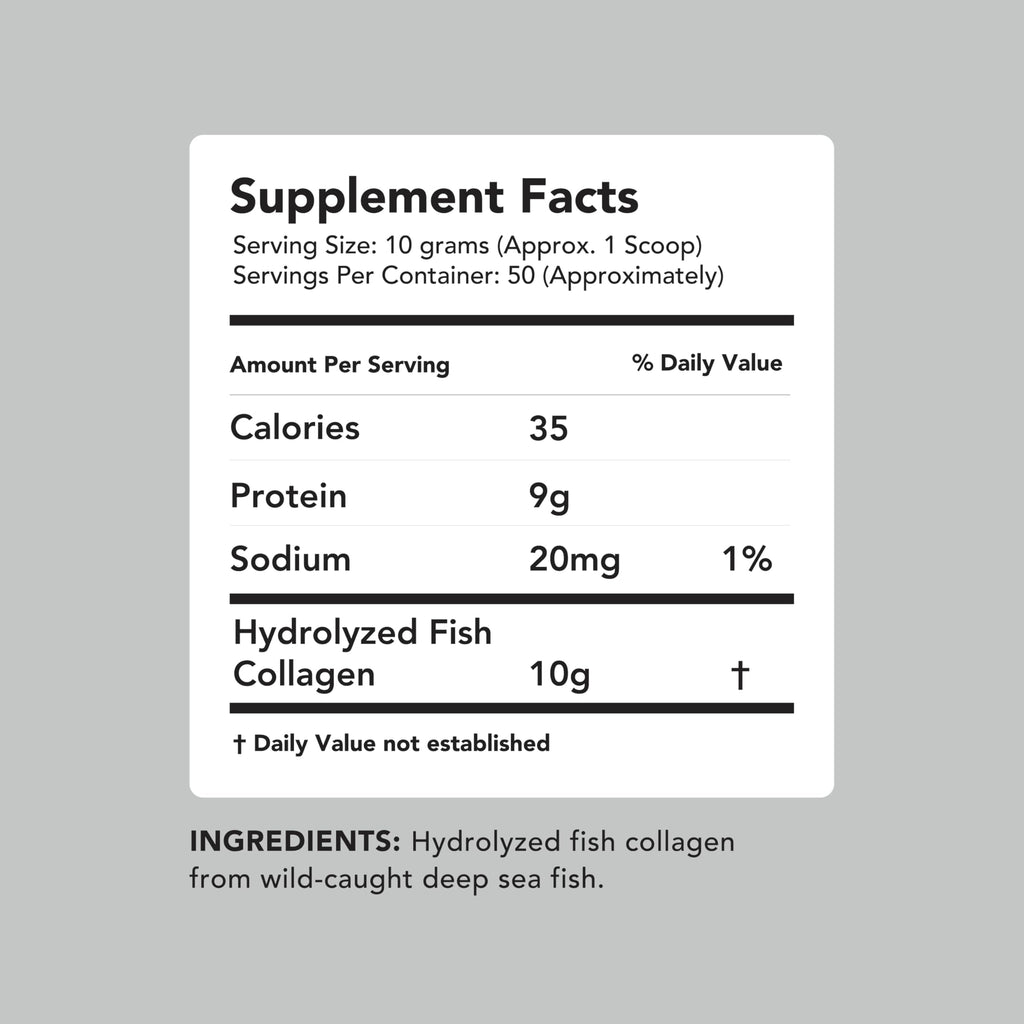 AMANDEAN Marine Collagen Peptides Powder | Pure Support

