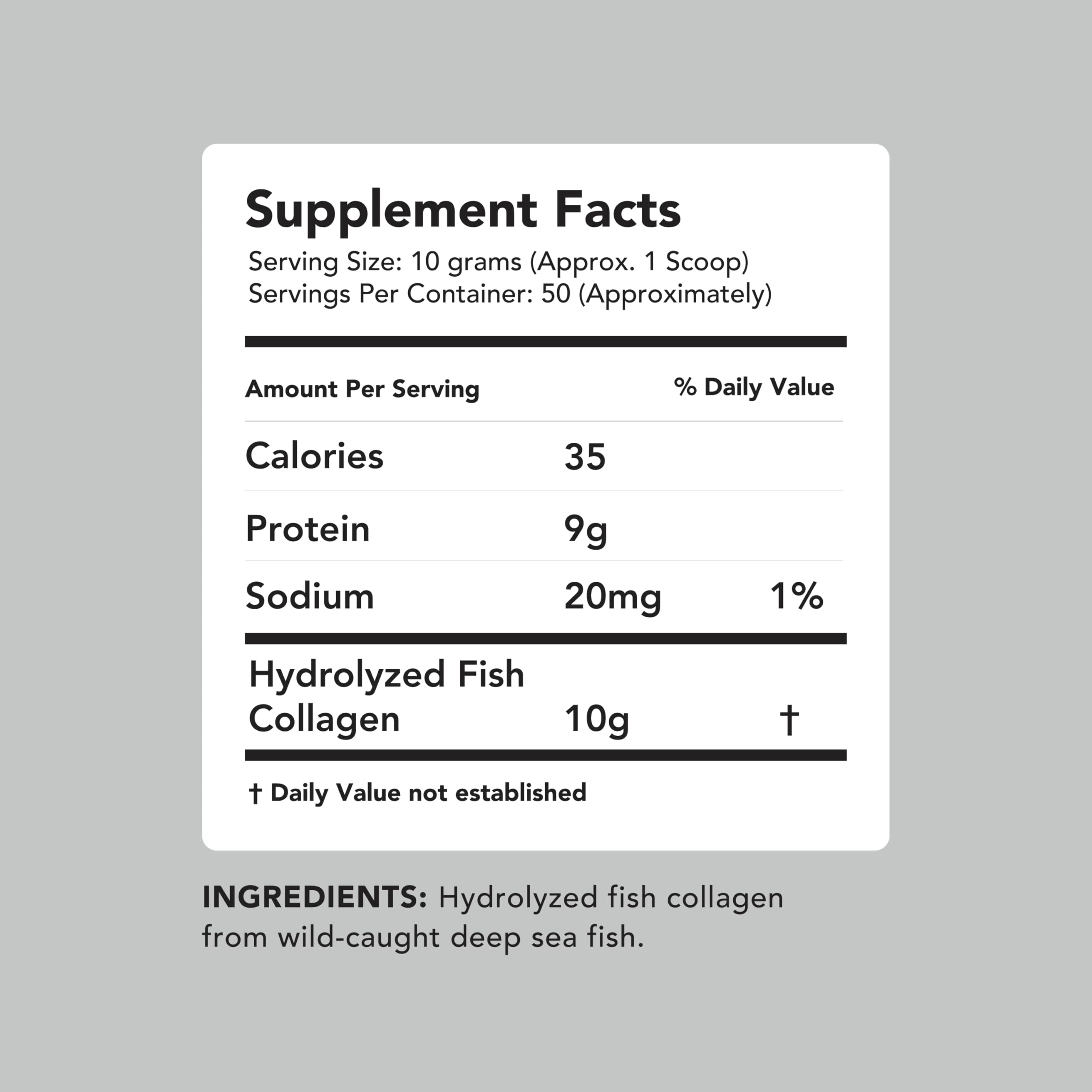 AMANDEAN Marine Collagen Peptides Powder | Pure Support

