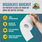 Toilet Paper for Campers and Boats Septic Safe


