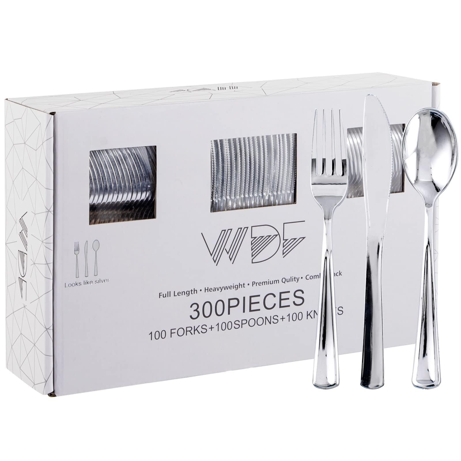 Plastic Disposable Cutlery Set - Heavy Duty
