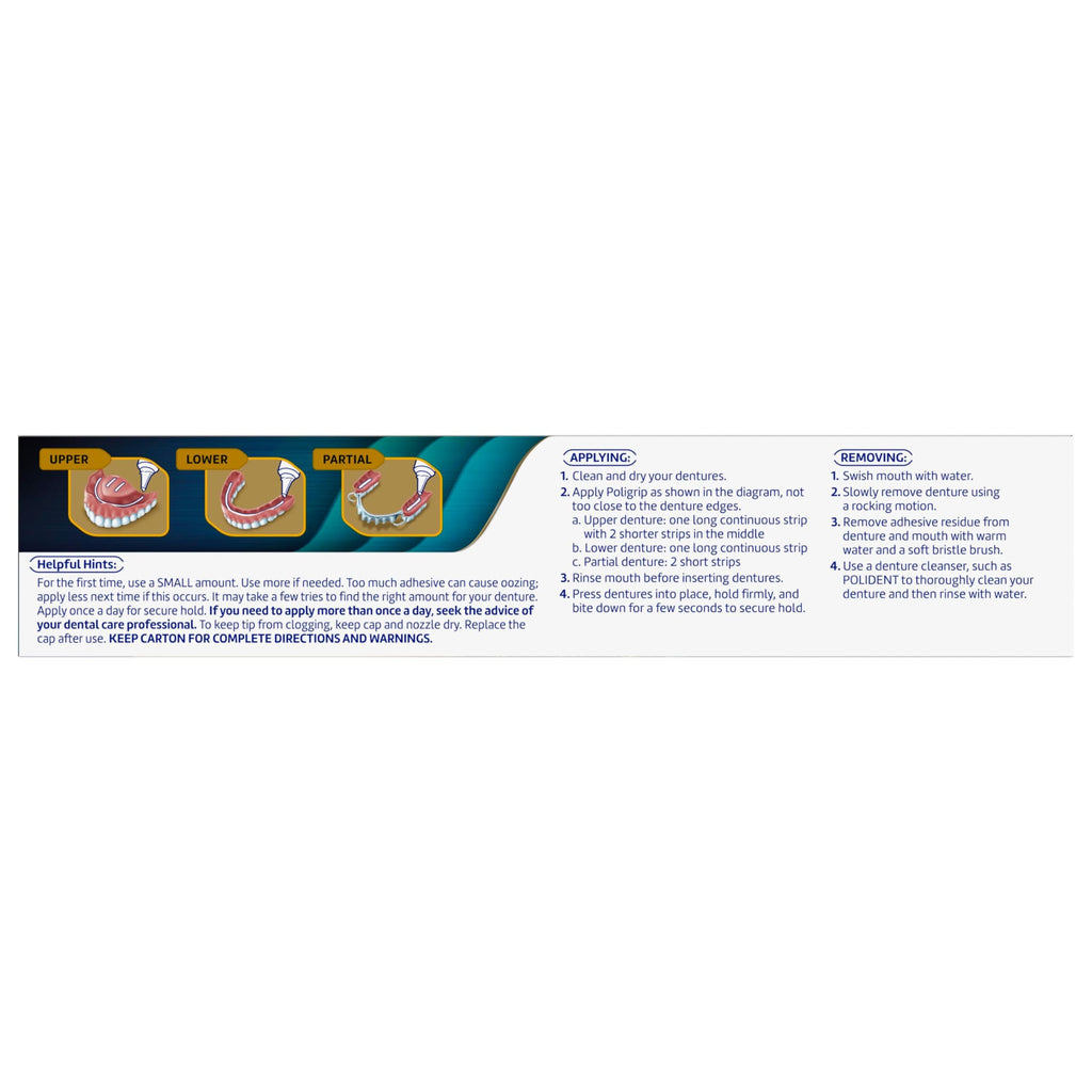 Poligrip Power Max Ultimate All-In-1 Denture Adhesive Cream

