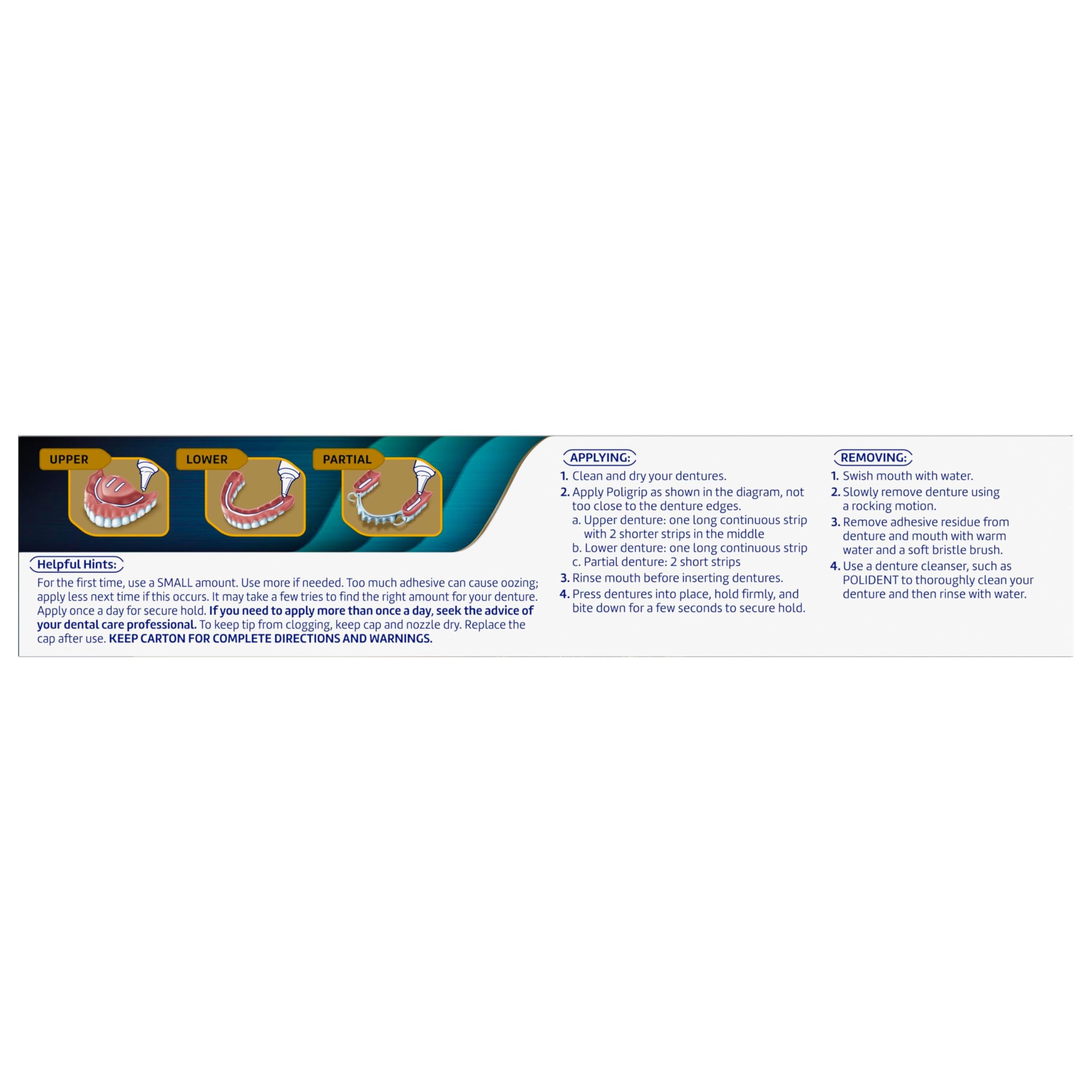 Poligrip Power Max Ultimate All-In-1 Denture Adhesive Cream

