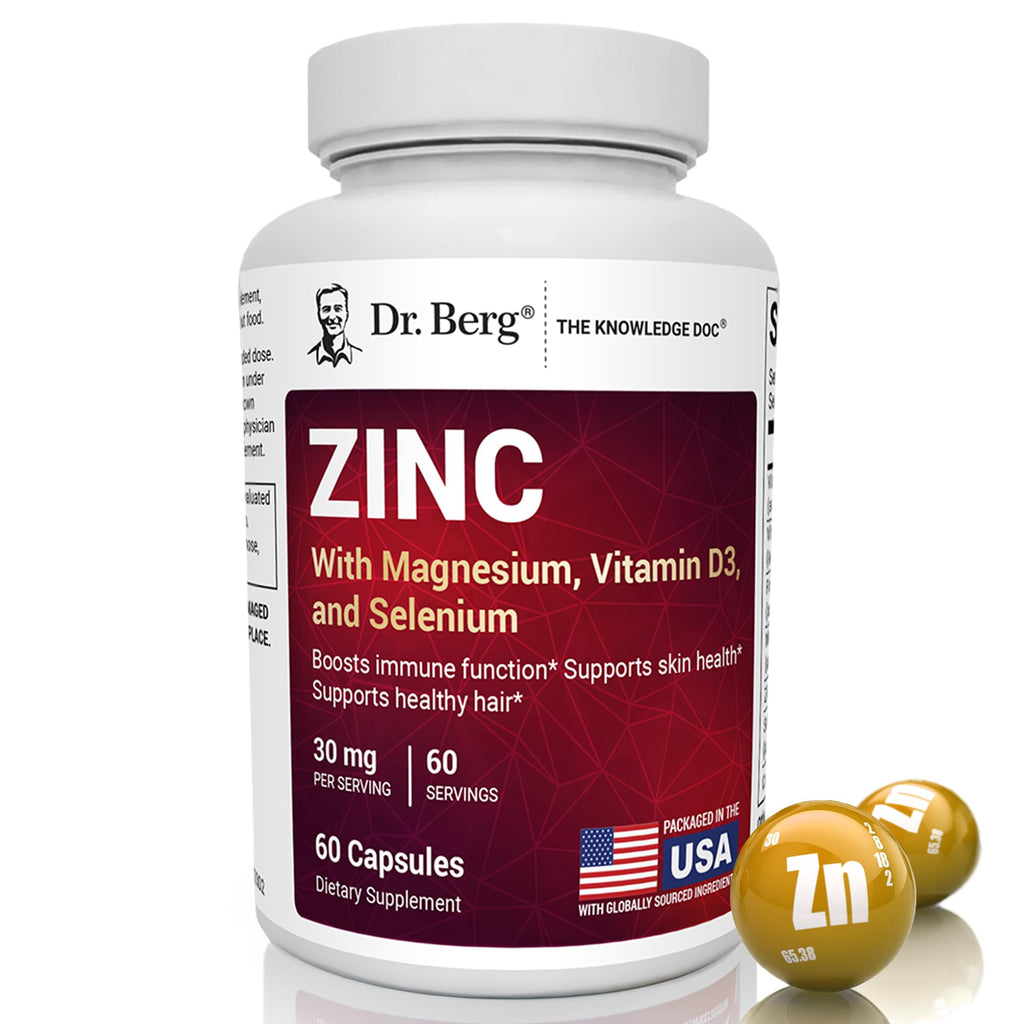 Dr. Berg Zinc Supplement for Immune Support | Daily Wellness

