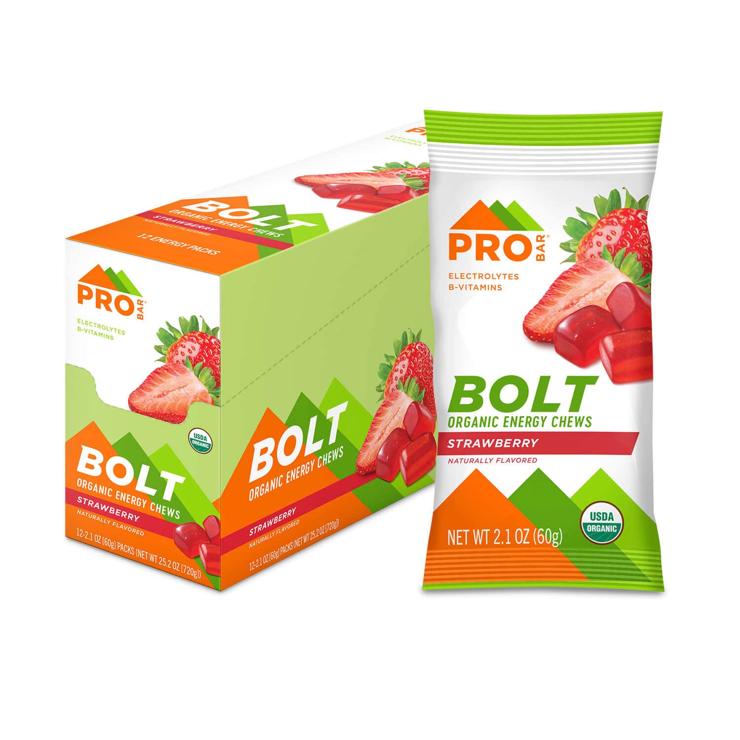 PROBAR Bolt Energy Chews - Organic Gummy Fuel for Endurance

