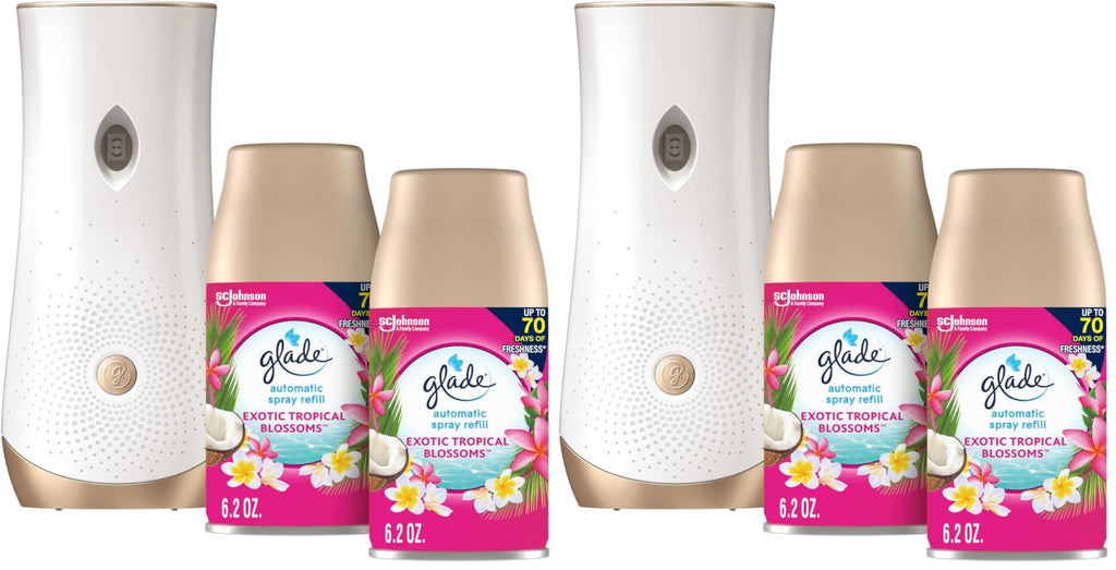 Glade Automatic Spray Refill and Holder Kit for Home and Bathroom