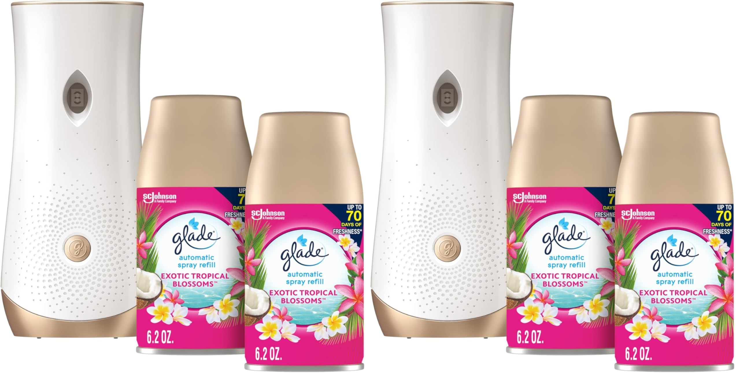 Glade Automatic Spray Refill and Holder Kit for Home and Bathroom