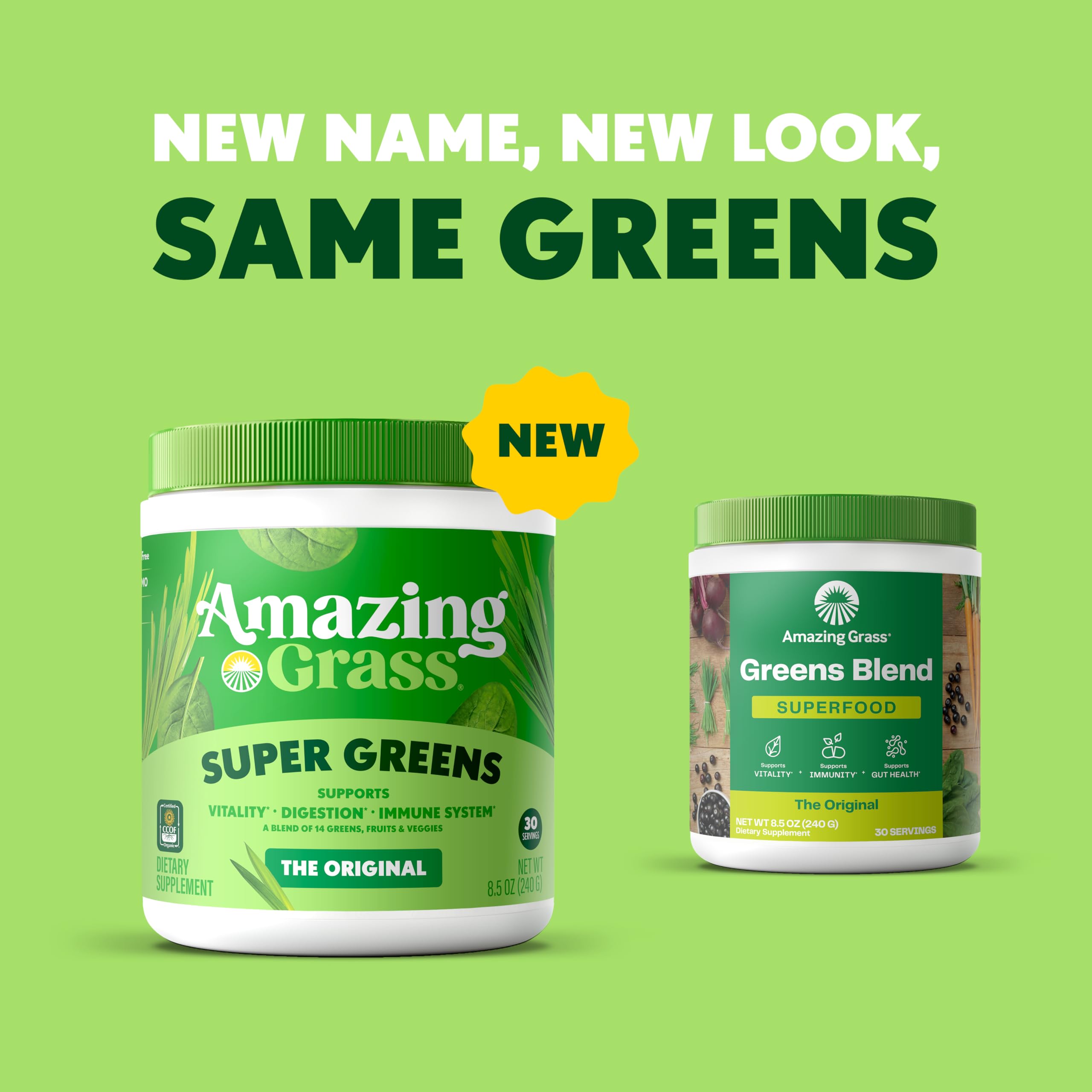 Amazing Grass Super Greens Organic Greens Supplement

