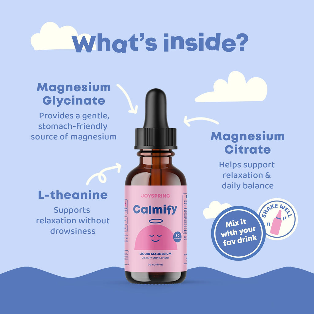 JoySpring Calmify Magnesium Glycinate for Kids – Liquid

