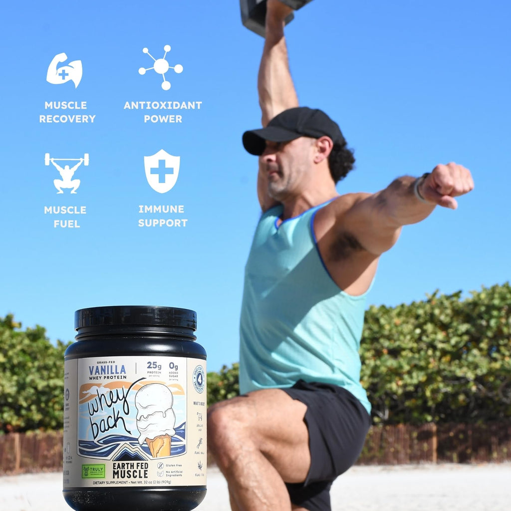 Whey Isolate by Earth Fed Muscle Irish GrassFed - 25g Protein

