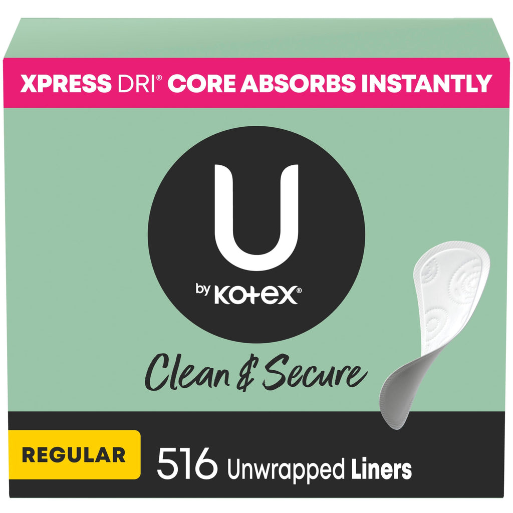 U by Kotex Clean & Secure Panty Liners, Light Absorbency