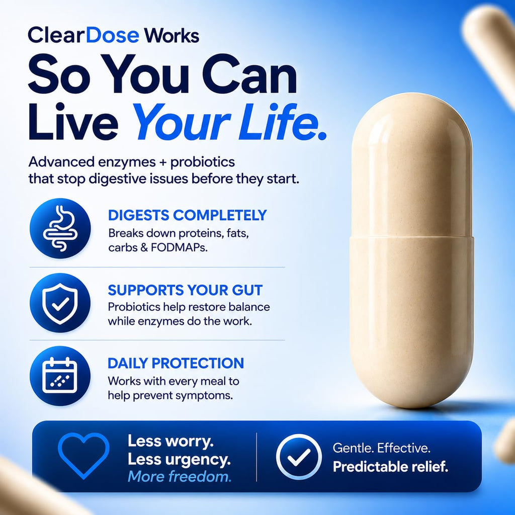 ClearDose Digestive Enzymes with Probiotics

