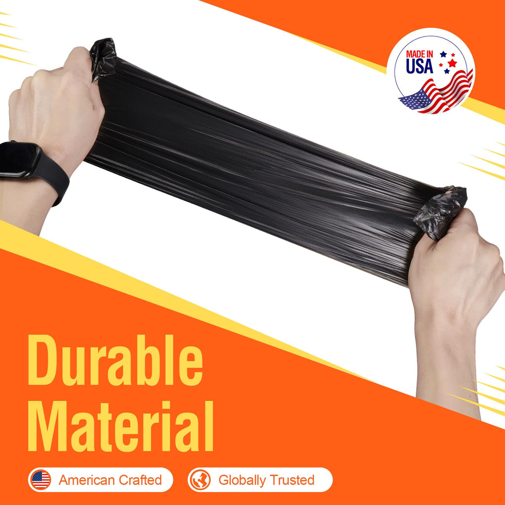 Delxo Trash Bags Leak-Proof Star Seal | Perforated Dispense

