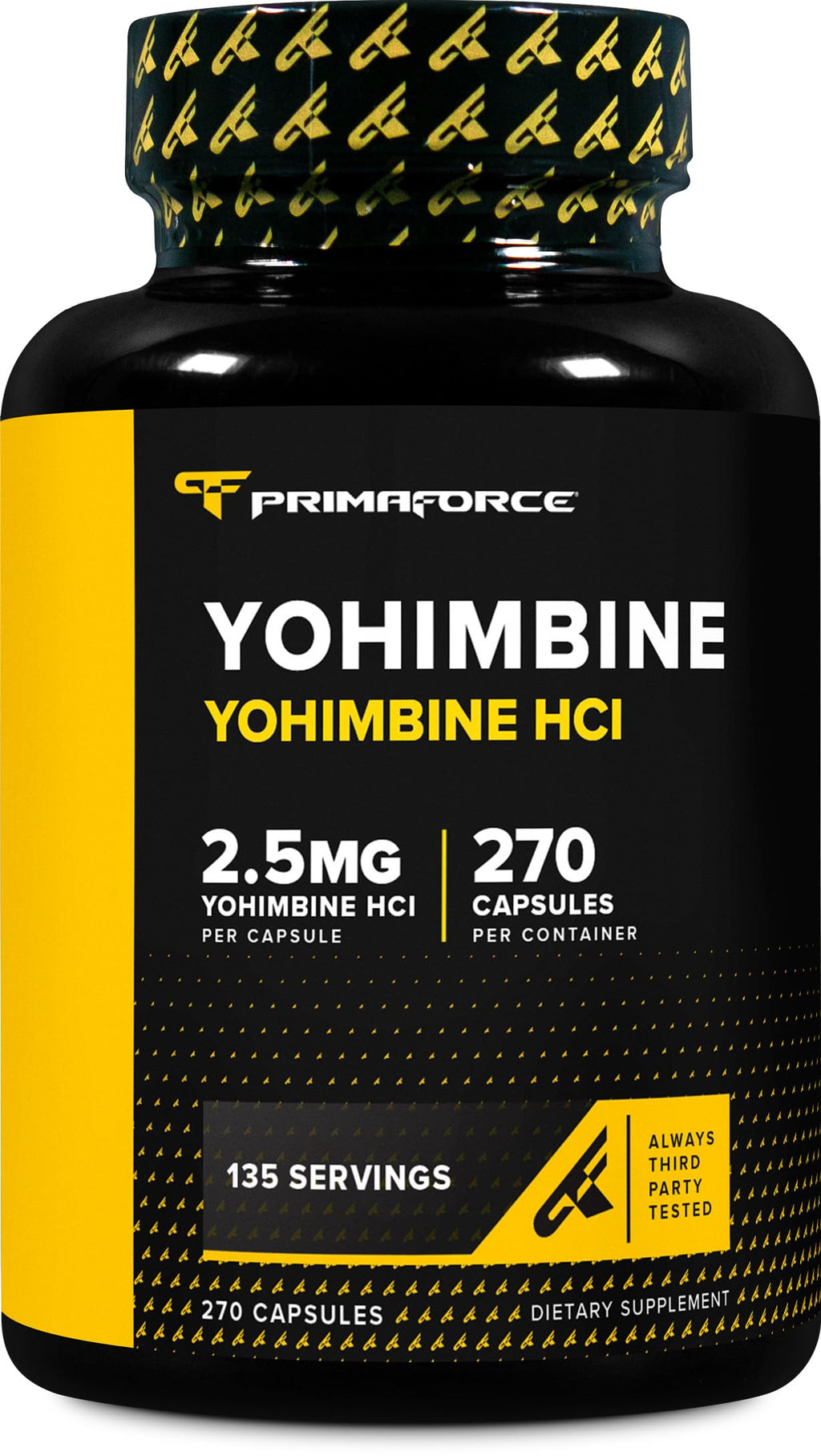 Yohimbine HCl Supplement by PrimaForce - Pure Performance

