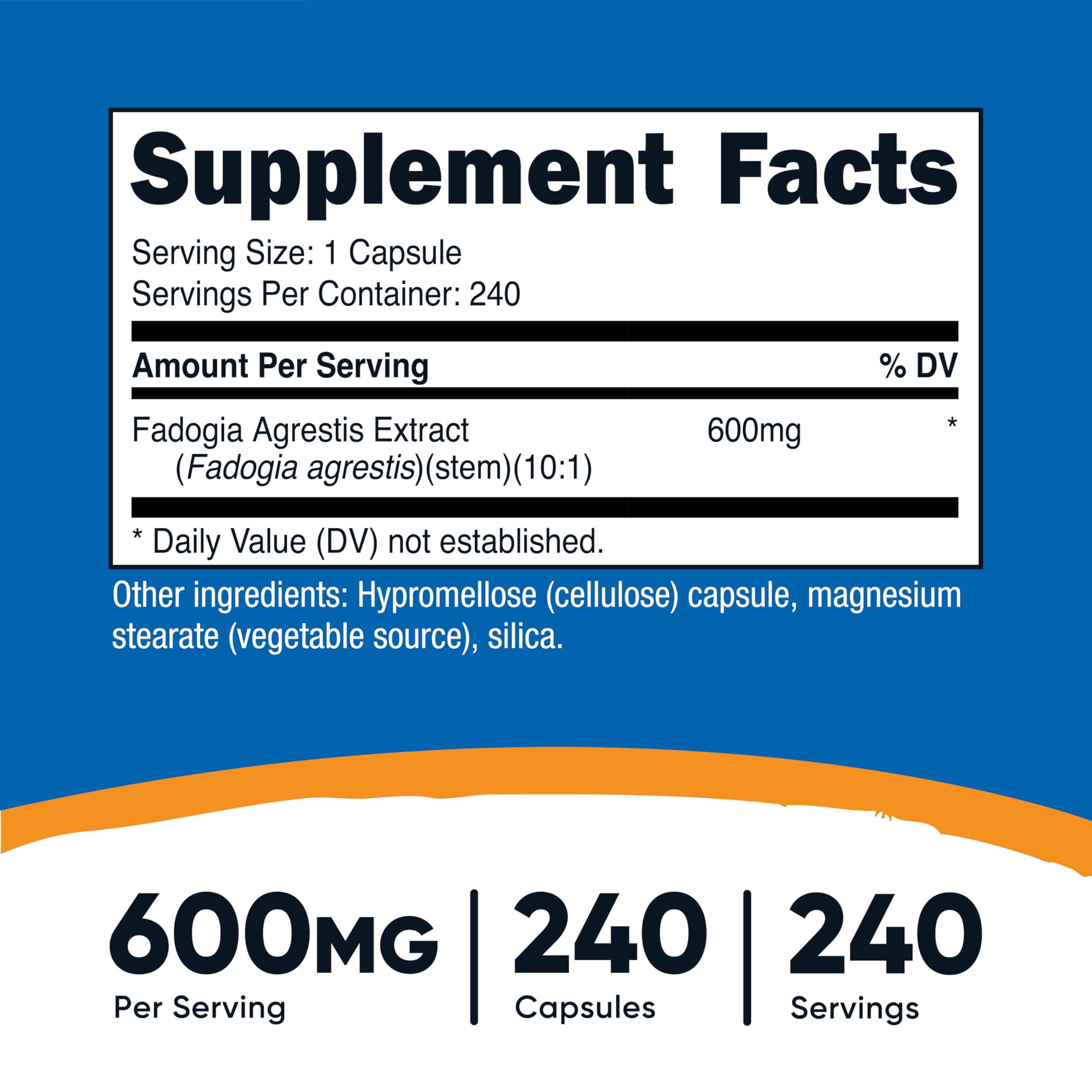 Nutricost Fadogia Agrestis Supplement

