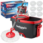 Spin Mop and Bucket System | Stainless Steel Wringer

