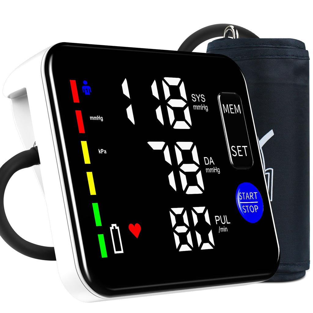 GUAEVER Blood Pressure Monitor - Rechargeable Upper Arm

