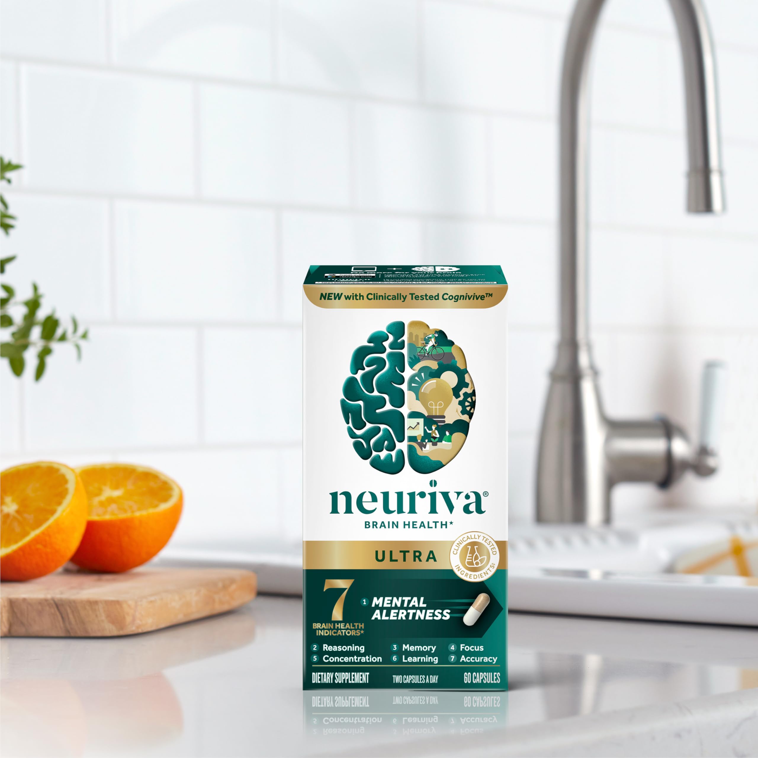 Neuriva Ultra Brain Supplement for Memory and Focus

