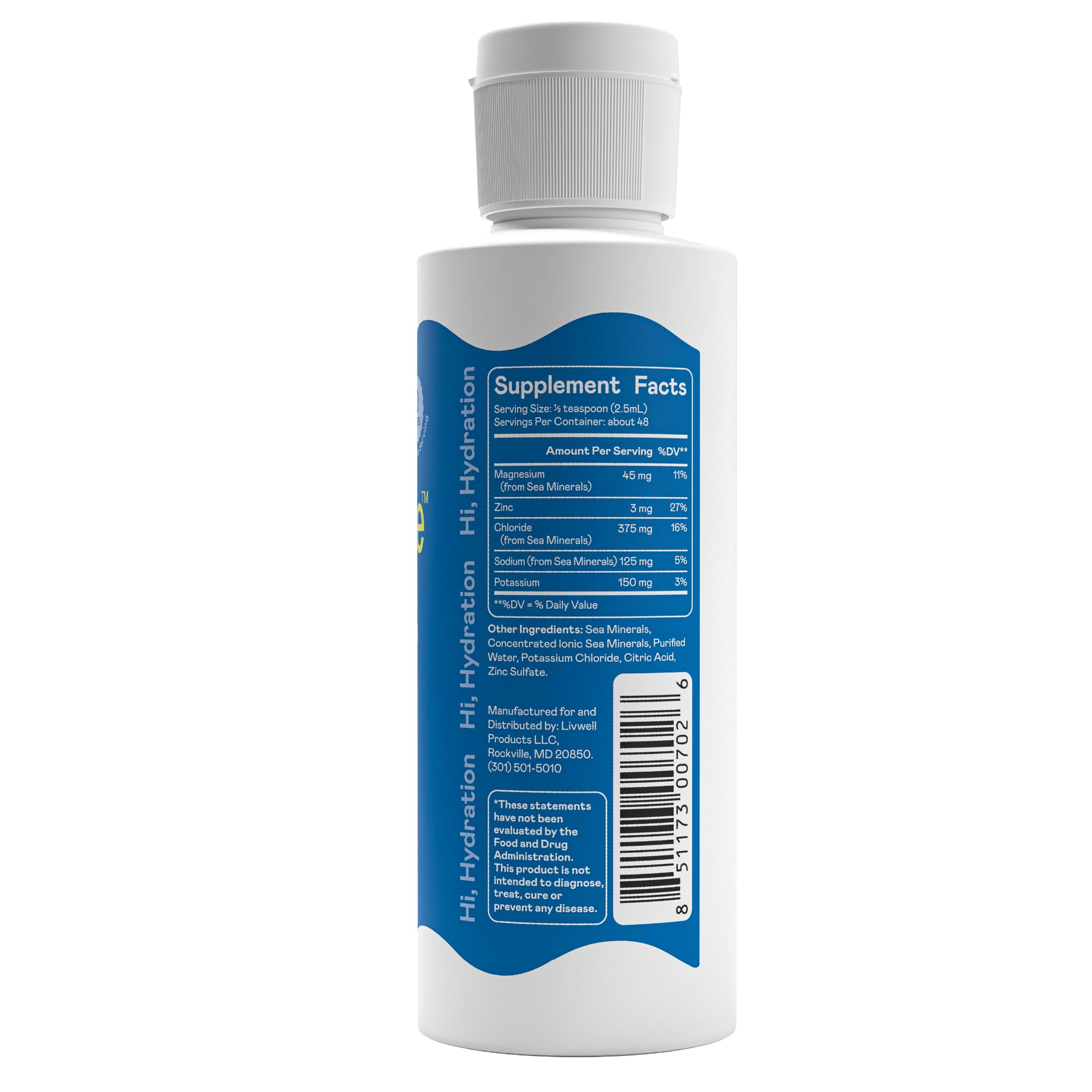 Hi-Lyte Electrolyte Drops Hydration Formula

