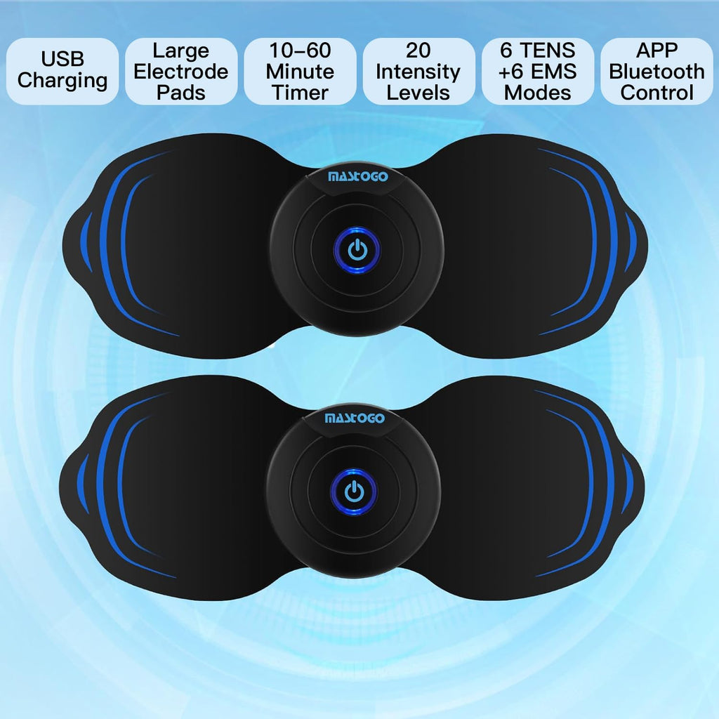 MASTOGO Wireless TENS Unit Back Pain Stimulator

