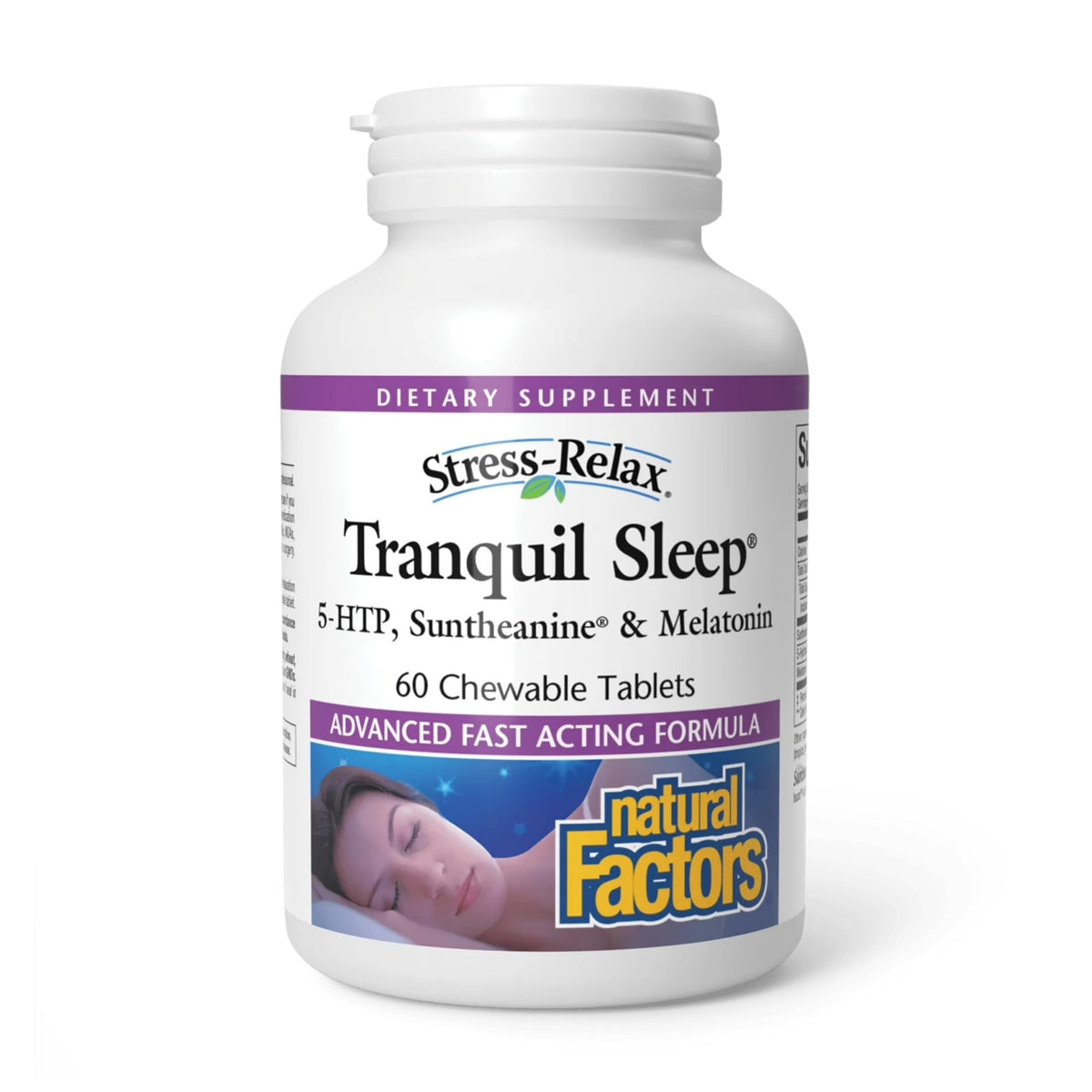 Natural Factors Stress-Relax Tranquil Sleep Chewable Tablets