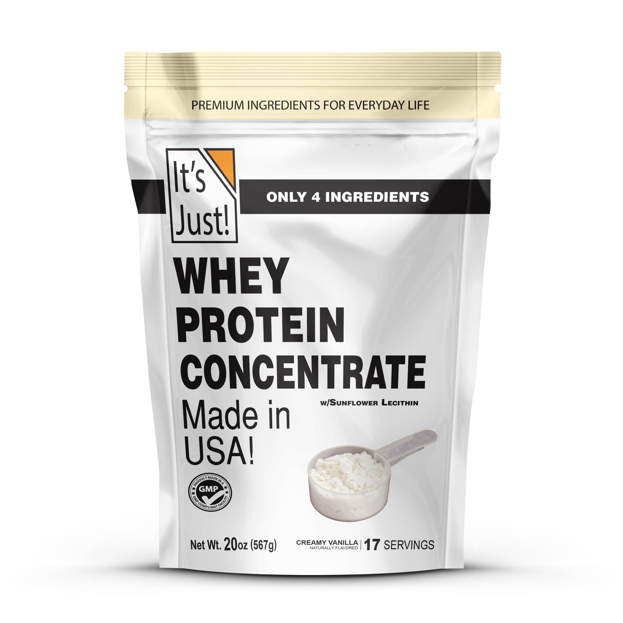 It's Just! 100% Whey Protein Concentrate Powder