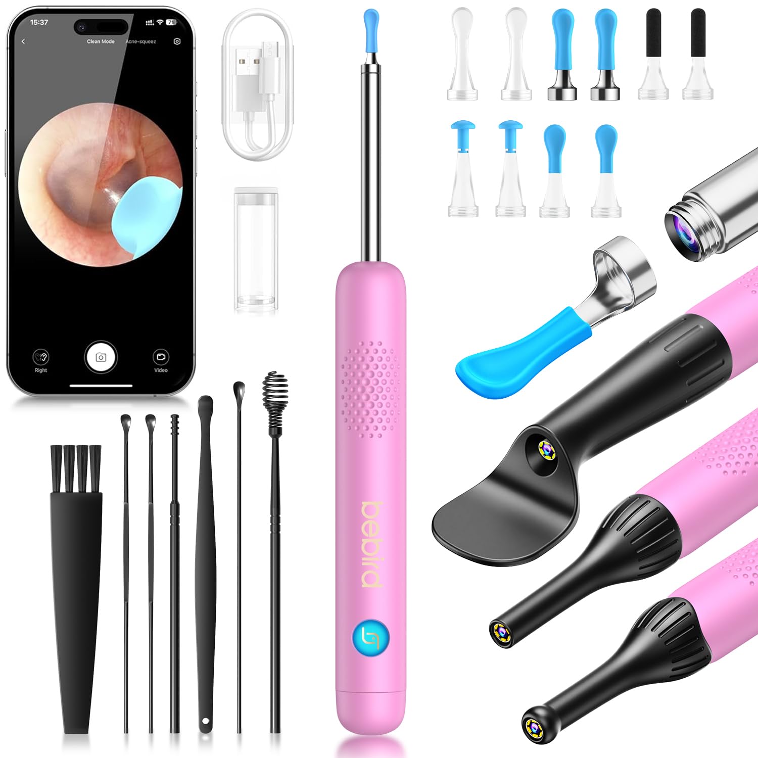 BEBIRD R1 Ear Wax Removal Tool with 1080P Camera EarScope