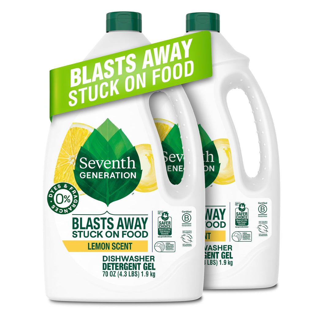 Seventh Generation Dishwasher Detergent Gel Plant-Based

