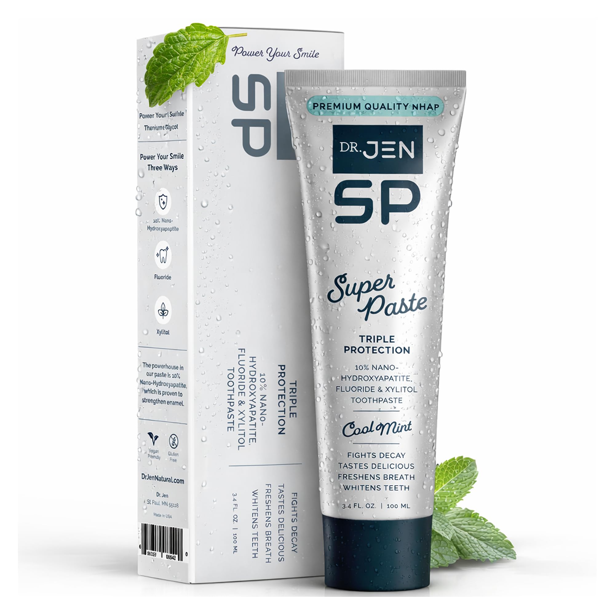 Dr. Jen Toothpaste with Nano Hydroxyapatite and Fluoride

