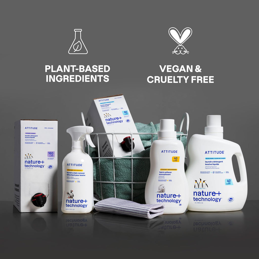 ATTITUDE Liquid Fabric Softener Refill – Plant-Based & Vegan

