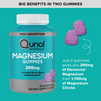 Qunol Magnesium Gummies High Absorption 200 mg

