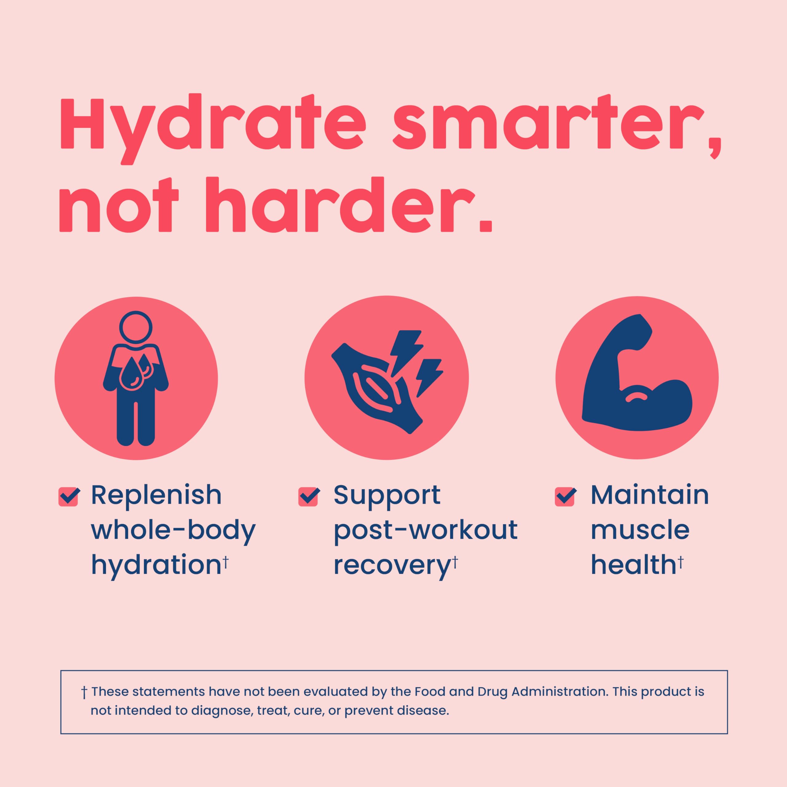 NativePath Hydrate Electrolytes Powder Zero Sugar Drink Mix

