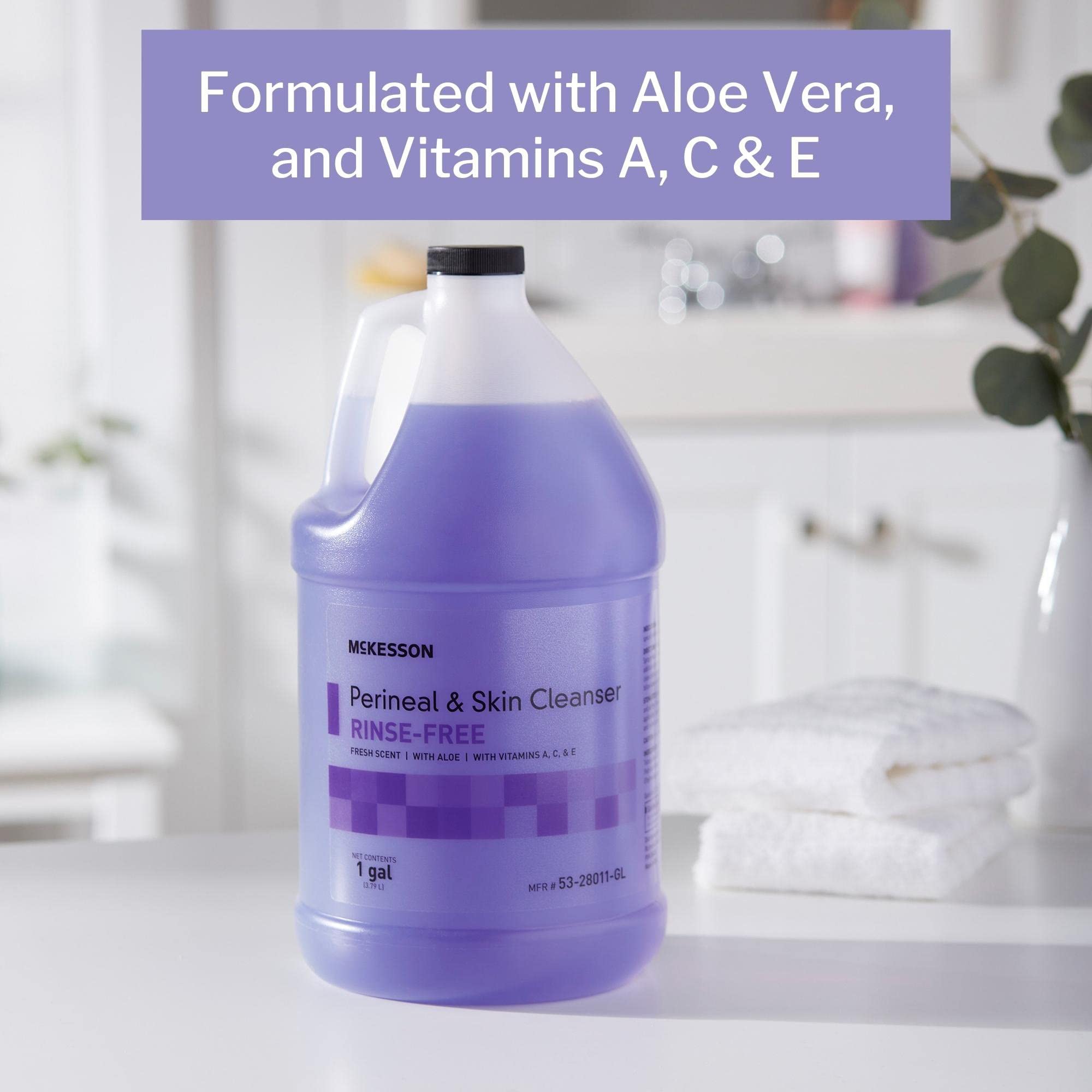 McKesson Perineal Skin Cleanser with Aloe – Rinse-Free Wash

