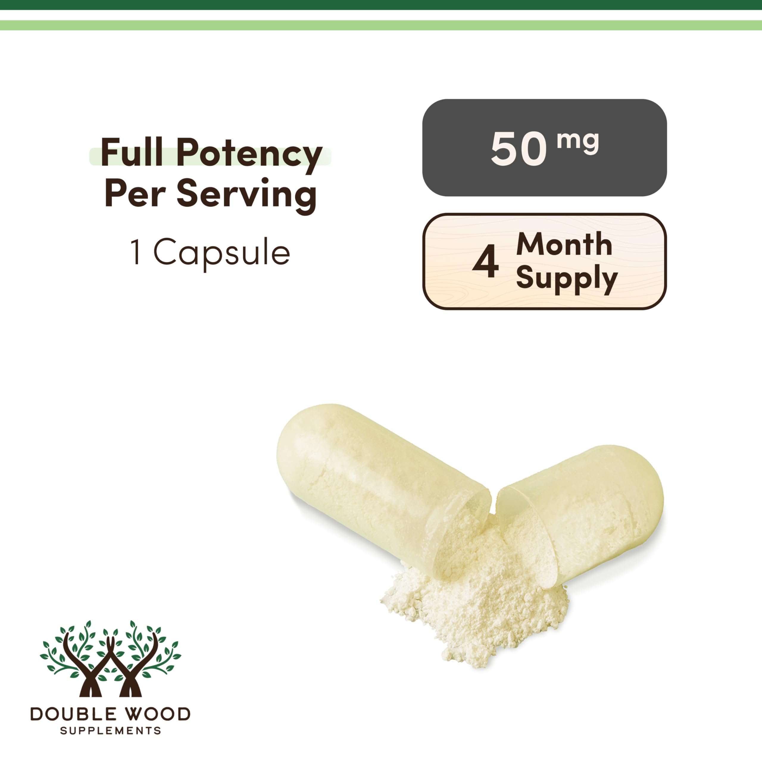 Apigenin Supplement by Double Wood - Relaxation Support

