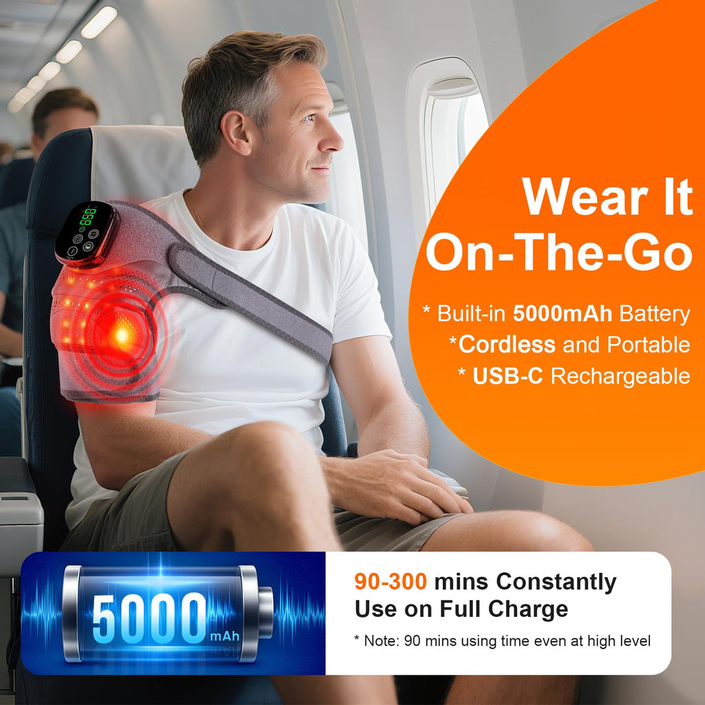 Knee Massager with Heat, Red Light Therapy, and Vibration

