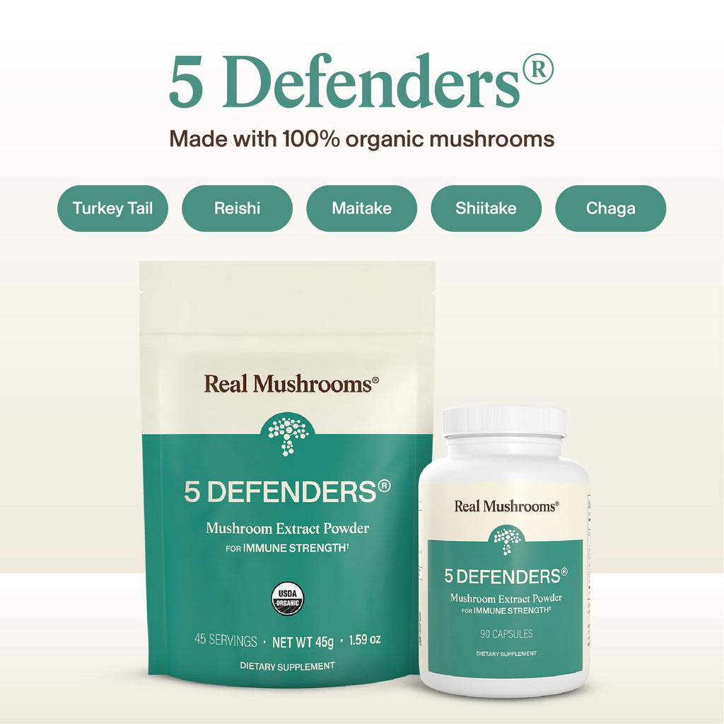 Adaptogenic Mushroom Complex Capsules by Real Mushrooms

