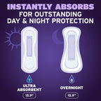 Poise Overnight Incontinence Pads for Bladder Leaks

