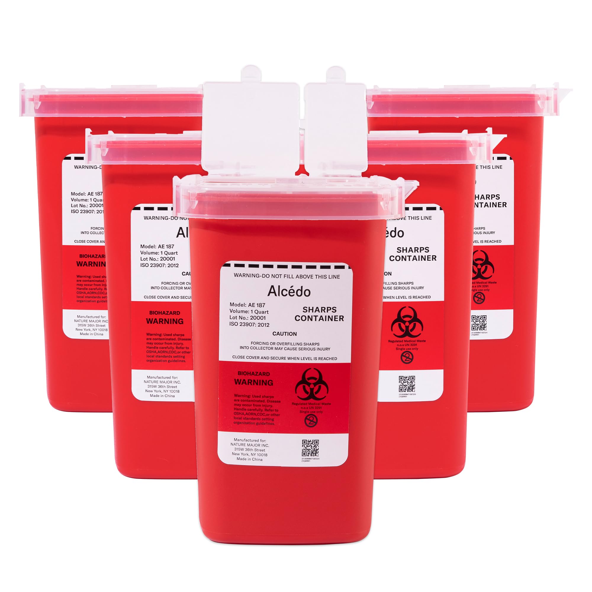 Alcedo Sharps Container for Home & Professional Use