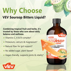 VEV Soursop Bitters Liquid – Herbal Digestive Blend

