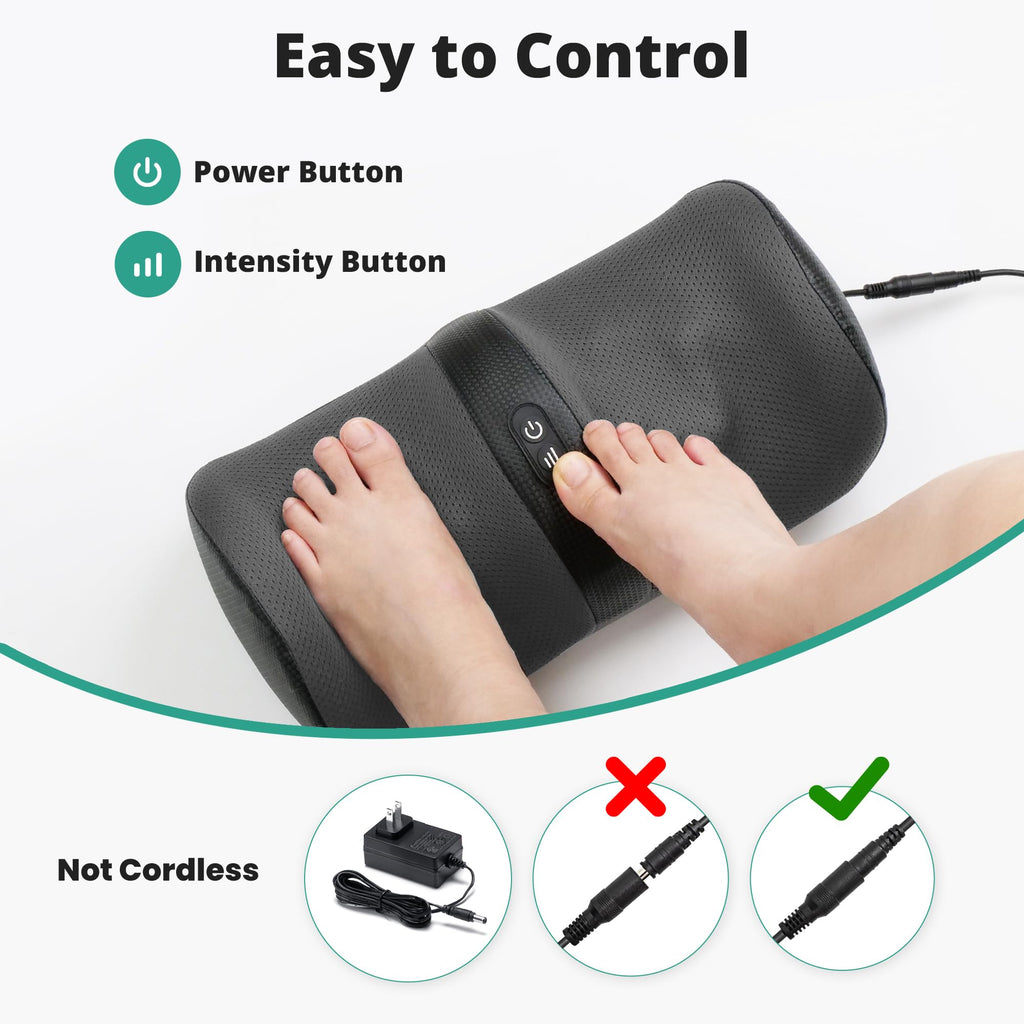 Medcursor Foot Massager with Heat | Deep Relaxation

