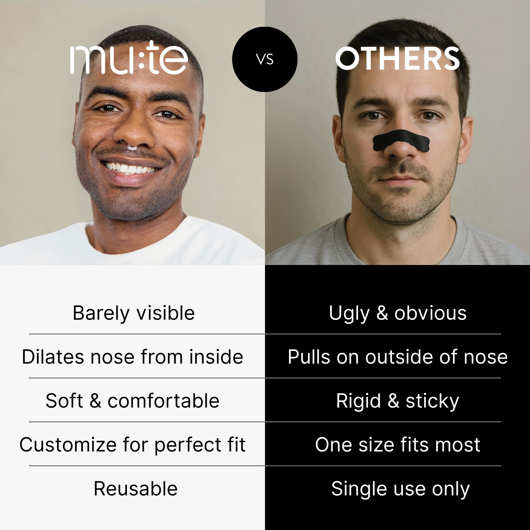 Mute Nasal Dilator Snoring Solution | Sleep Better

