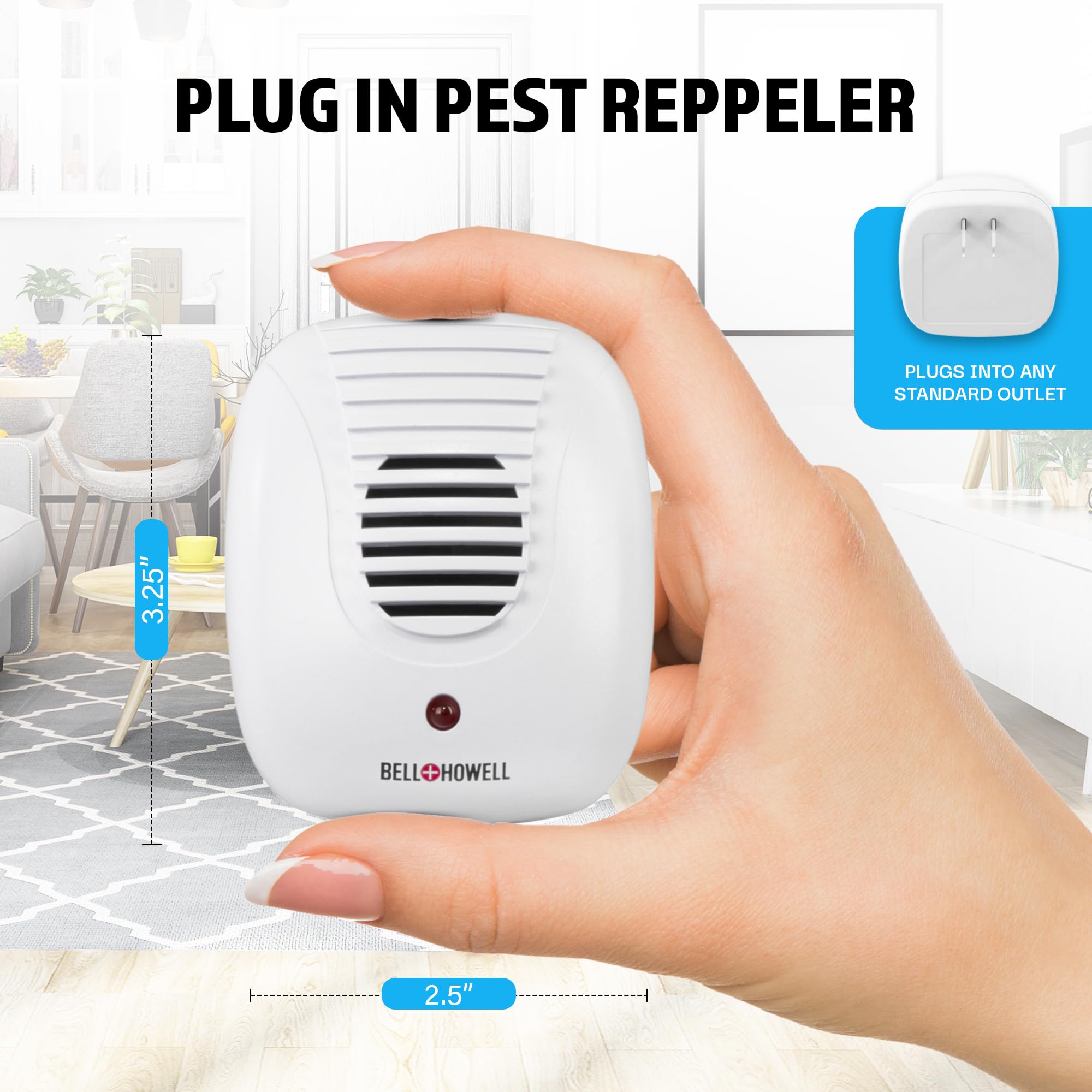 Bell + Howell Ultrasonic Pest Repeller Kit

