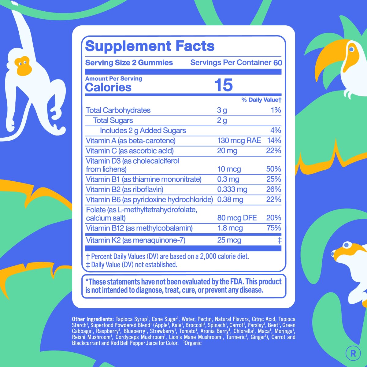 First Day Kids Multivitamin Gummies | Vegan Immunity Support

