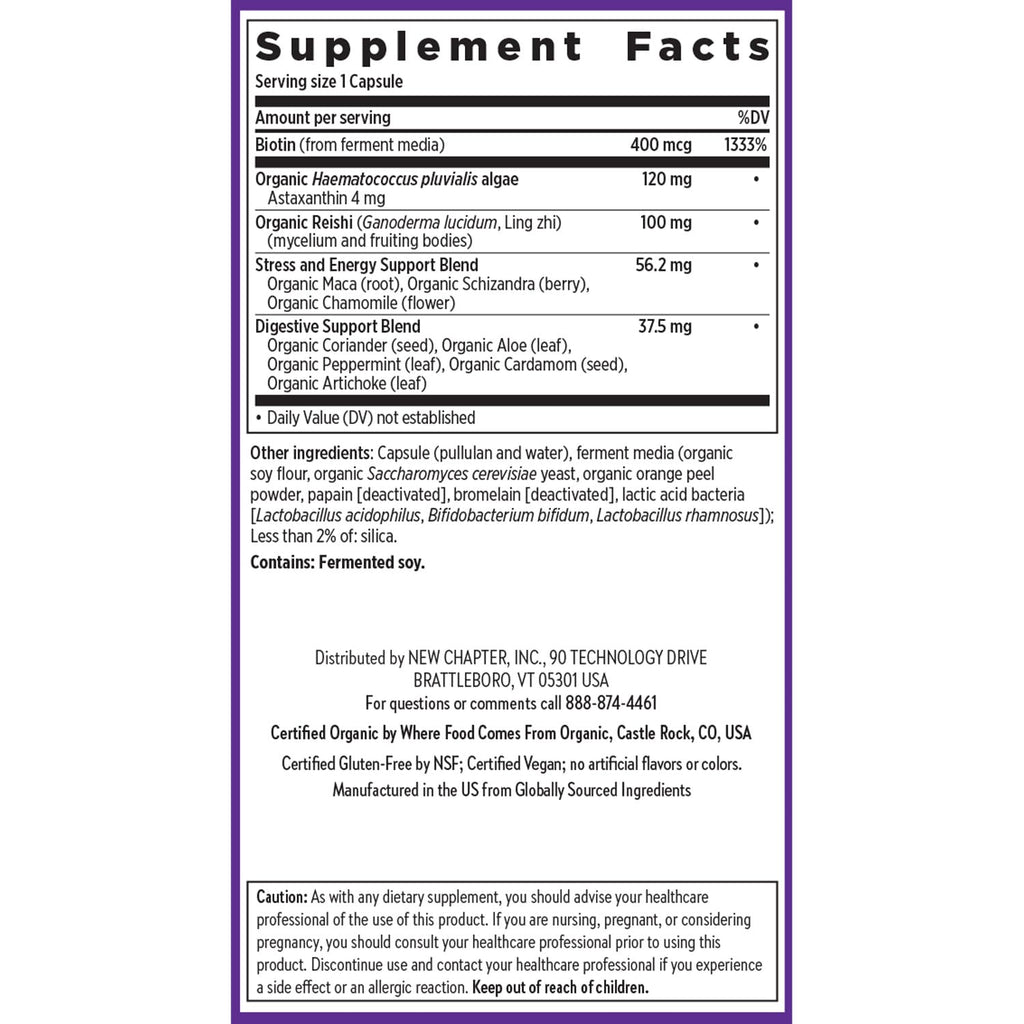 New Chapter Biotin Supplement for Hair Skin Nails

