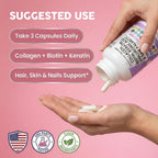 Clean Nutraceuticals Collagen Pills for Hair Skin Nails

